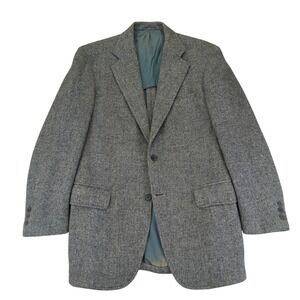 Vintage Southwick Tearneys Tweed Blazer Jacket Mens 41R 2 Button Single Breasted